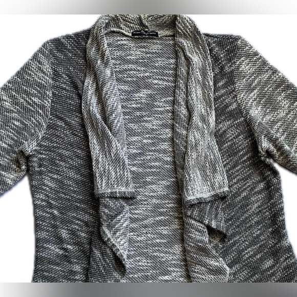 Kim & Cami open Fly Away Front Gray & Black or beige Cardigan, Size XL - Picture 11 of 11